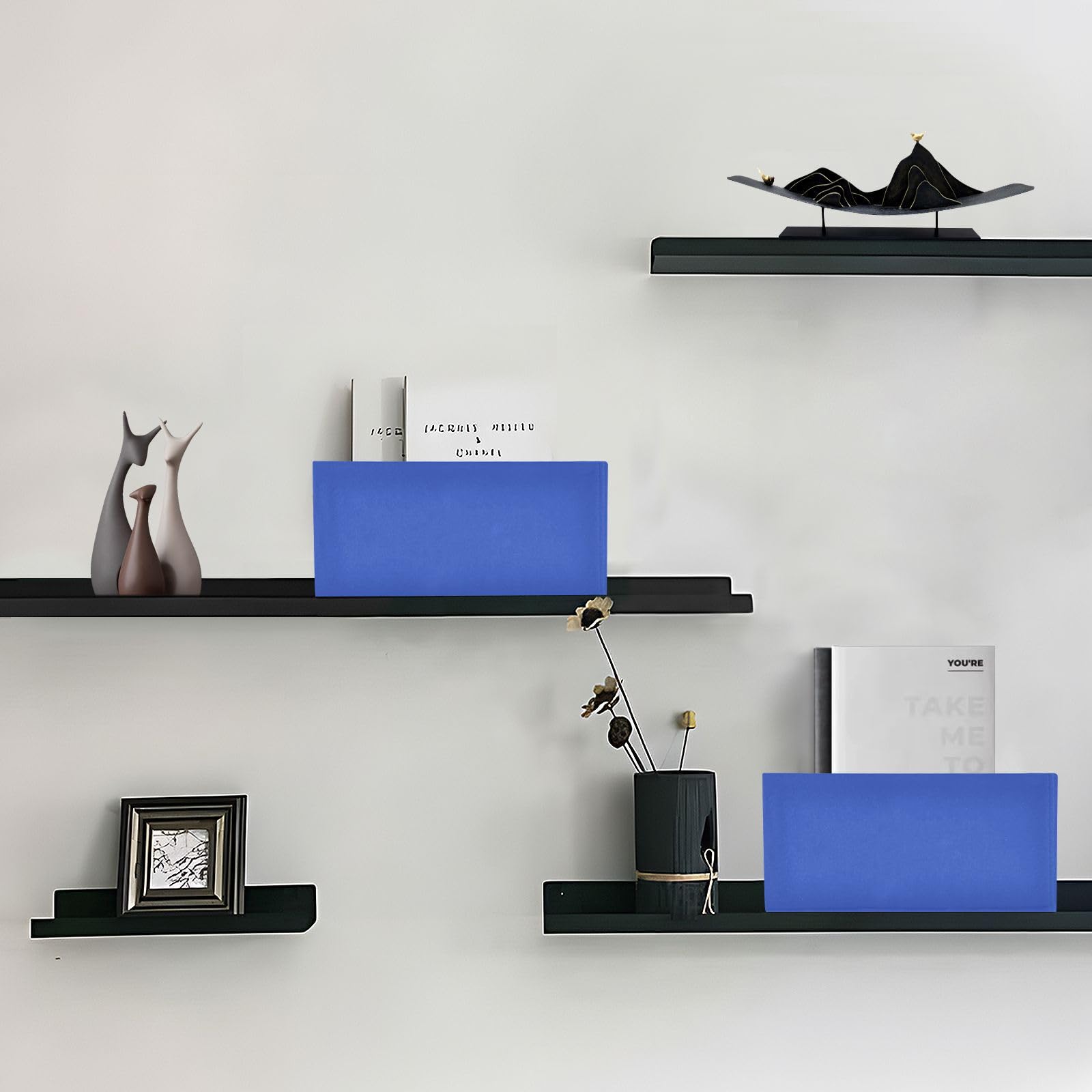 Amazon.com: Royal Blue Foldable Basket Folding Storage Boxes Set