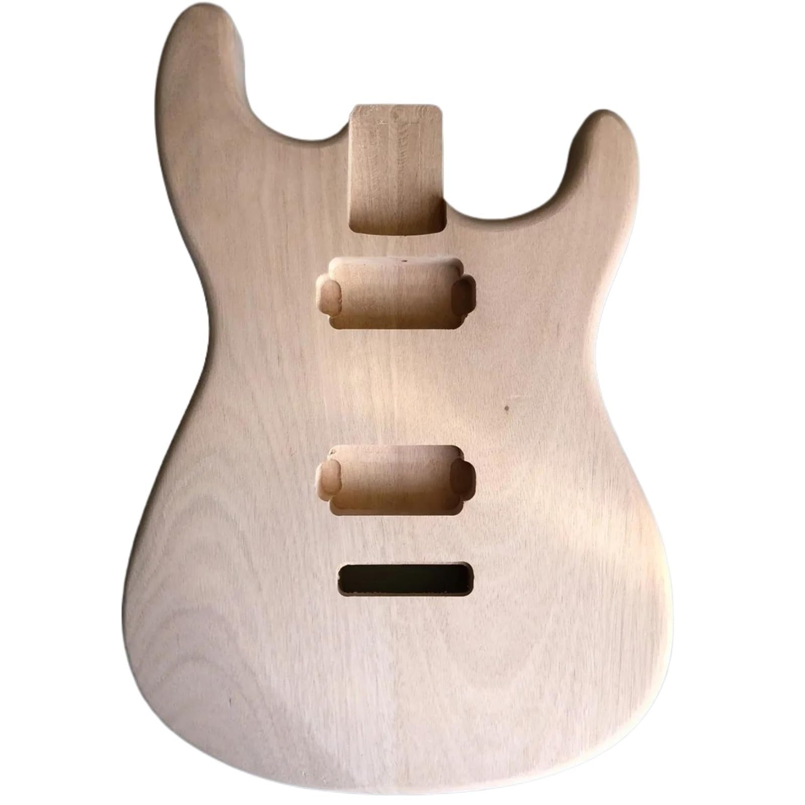 Unfinished Guitar Body Mahogany Electric Guitar Body With Humbuckers Hole