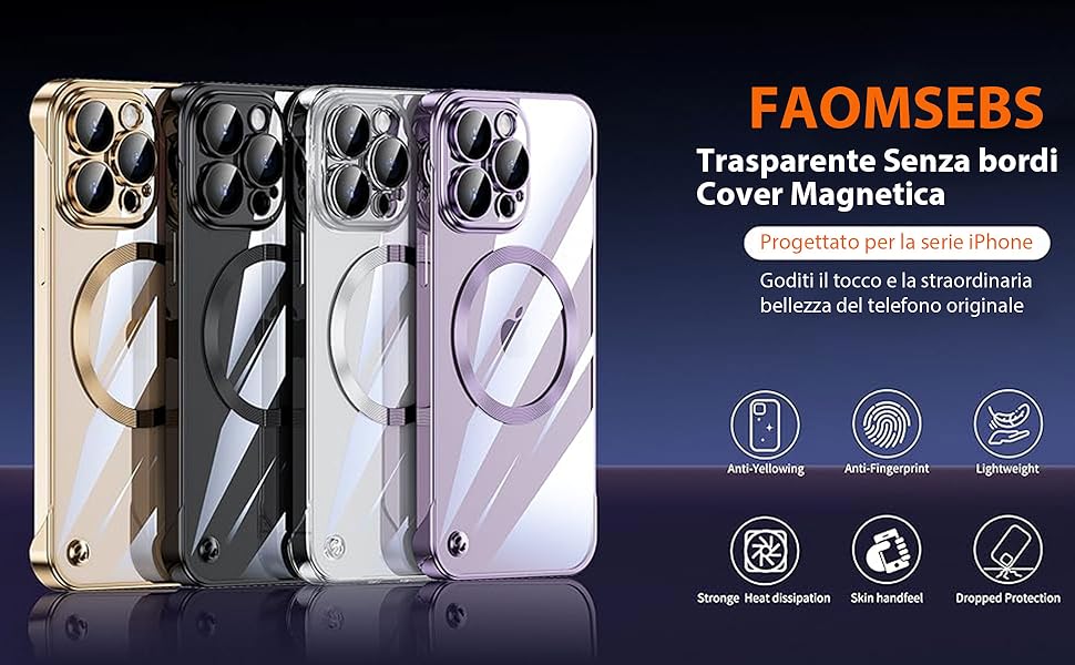 Custodia JETech Magnetica Custodia Magnetica JETech Per IPhone 15 Pro