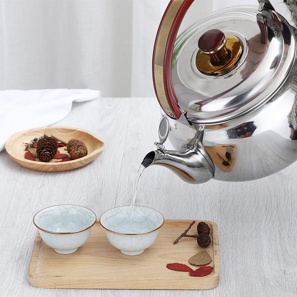 Teiera In Acciaio Inox Da 1,5L - Con Filtro, Design Lucido E Antiperdita Per Casa E Bar - Foto 11