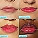 Revolution, Kiss Drip Water Lip Tint, Sheer Buildable Lip Stain with Glassy Finish, Shea Butter & Hyaluronic Acid, Vegan & Cruelty-Free, Peach Fizz, 0.10 oz
