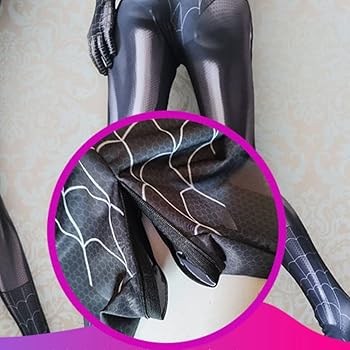 セクシーポーズ フィギュア 黒いボディスーツ Amazon | コスプレ スパイダー ブラック レディース セクシー