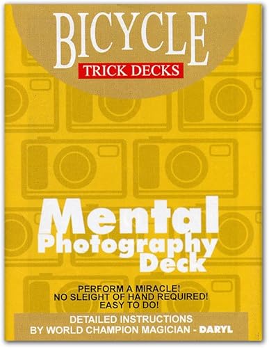 Murphy's Magic Bicicleta Mental Photo Deck (azul) - Truco