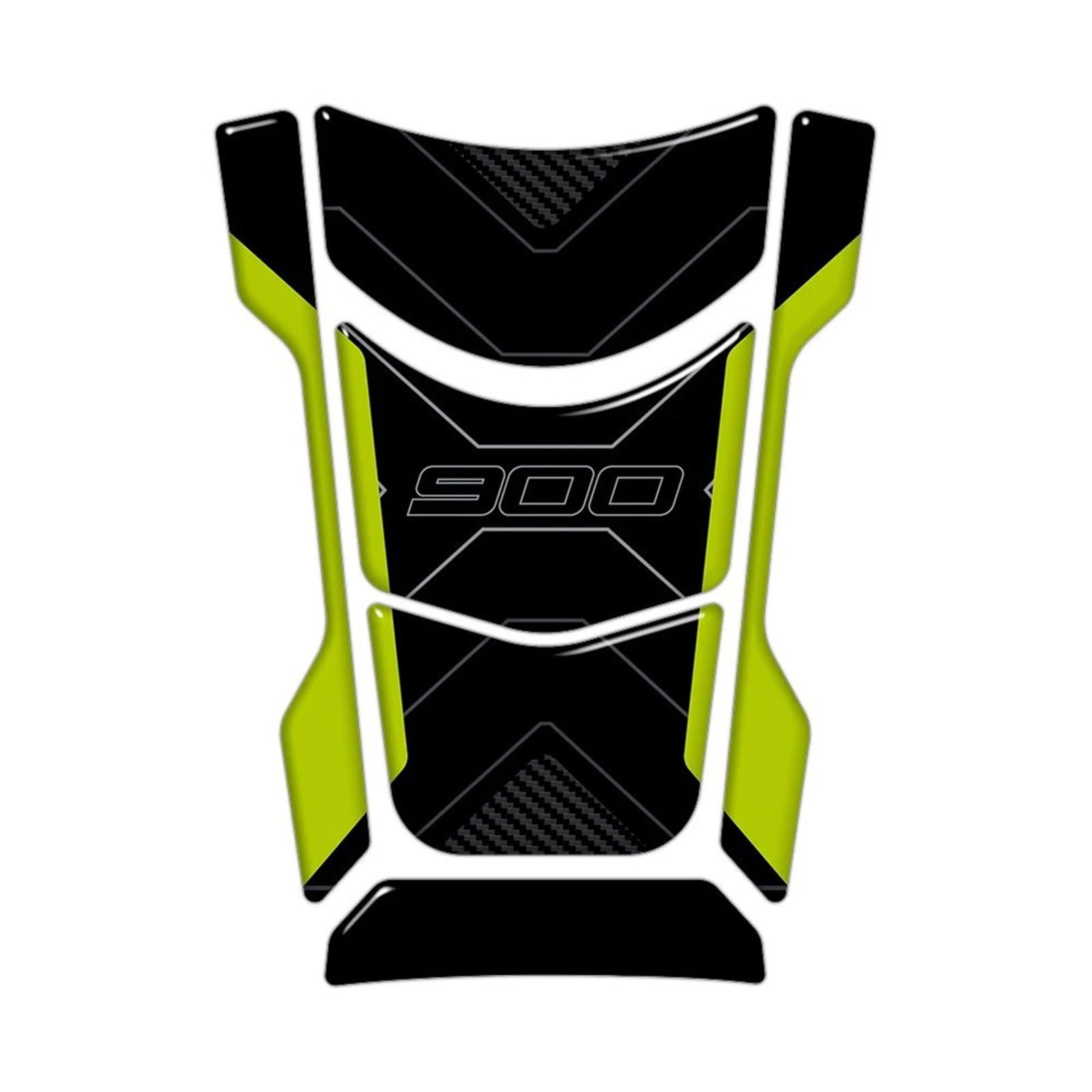 Puaywmoz Lime Yellow Motorcycle Tank Protector For Valico 900Dsx Dsx900 Ds900x Tank Pad 3D 2024 2025