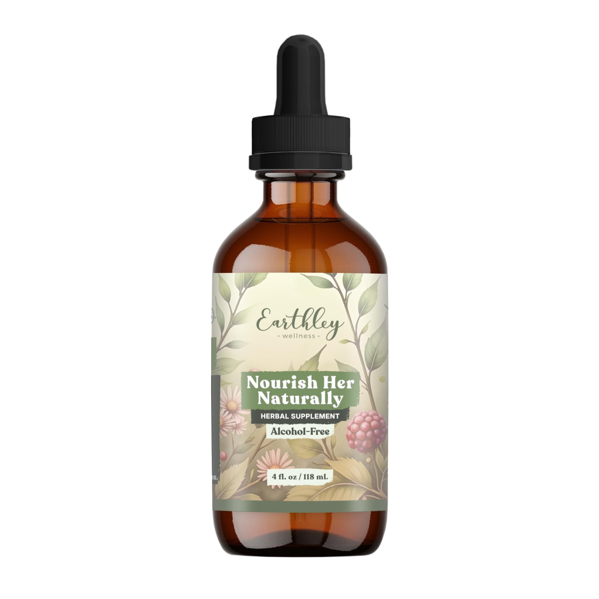 Earthley Wellness Nourish Me Naturally, Liquid Herbal Multivitamin for Whole Family Wellness, Bioavailable Plant-Based Nutrition, Herbs Like Nettle and Alfalfa Leaf, Trace Minerals Alcohol-Free (4oz) — Amazon image 5