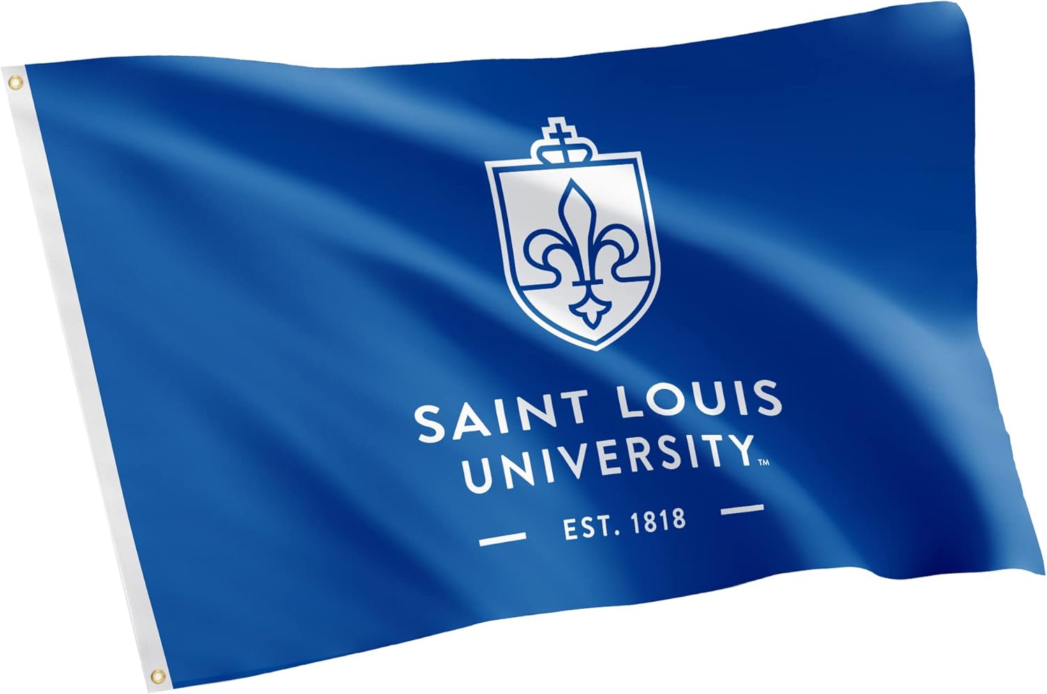 Desert Cactus Saint Louis University SLU Flag - 3 x 5 Feet Billikens Banner, Indoor/Outdoor Durable Fabric, 100% Polyester Design (Style 5a)