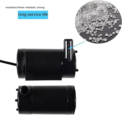 Miniatura 4 de Mini bomba de agua micro sumergible de 3 a 5 V CC con tubo de vinilo transparente, tubo flexible para acuario, fuente de jardín, estanque (4
