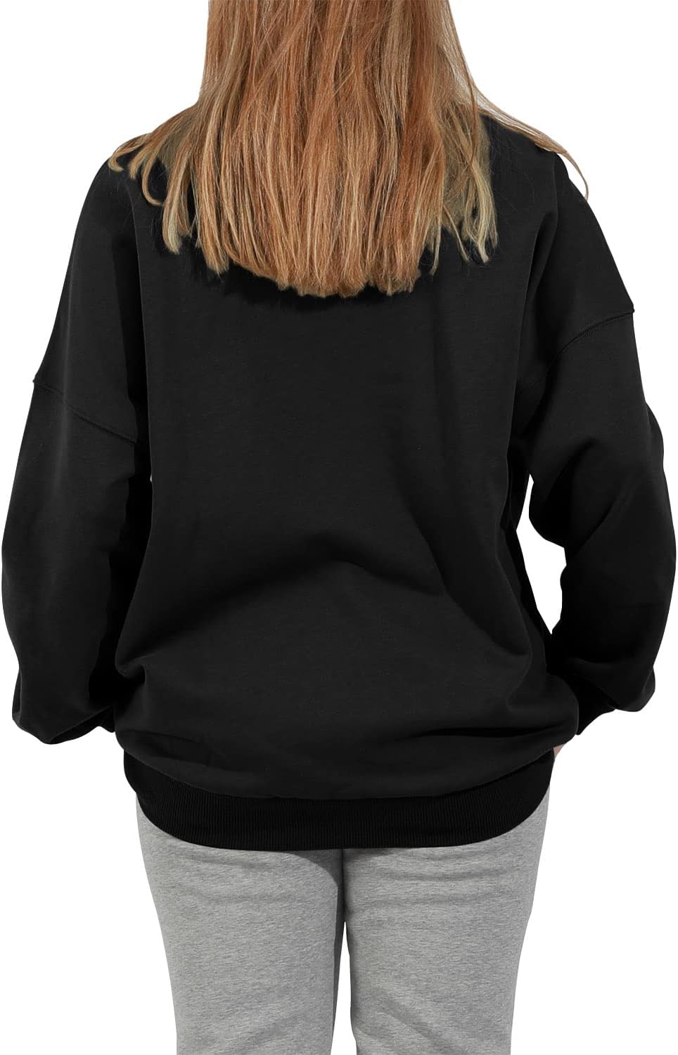 utcoco Womens Oversized Sweatshirts Graphic Long Sleeve Crewneck Loose Fit Casual Pullover Tops - Image 7