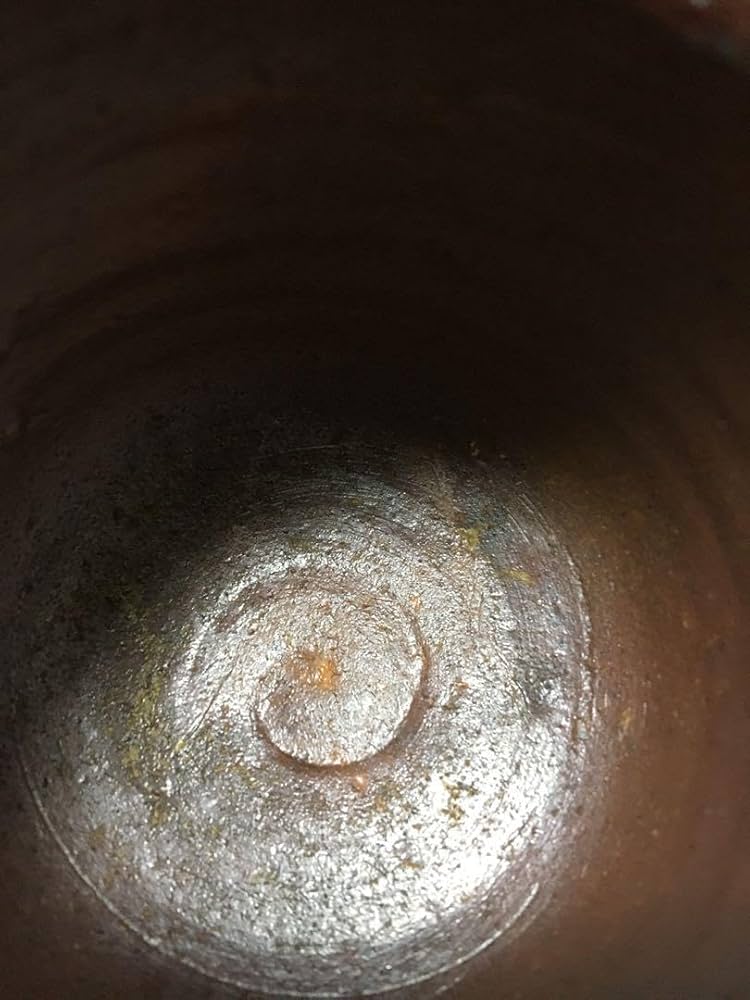 Amazon.co.jp: 備前焼き ぐい呑 山本竜一 人間国宝 山本陶秀 孫