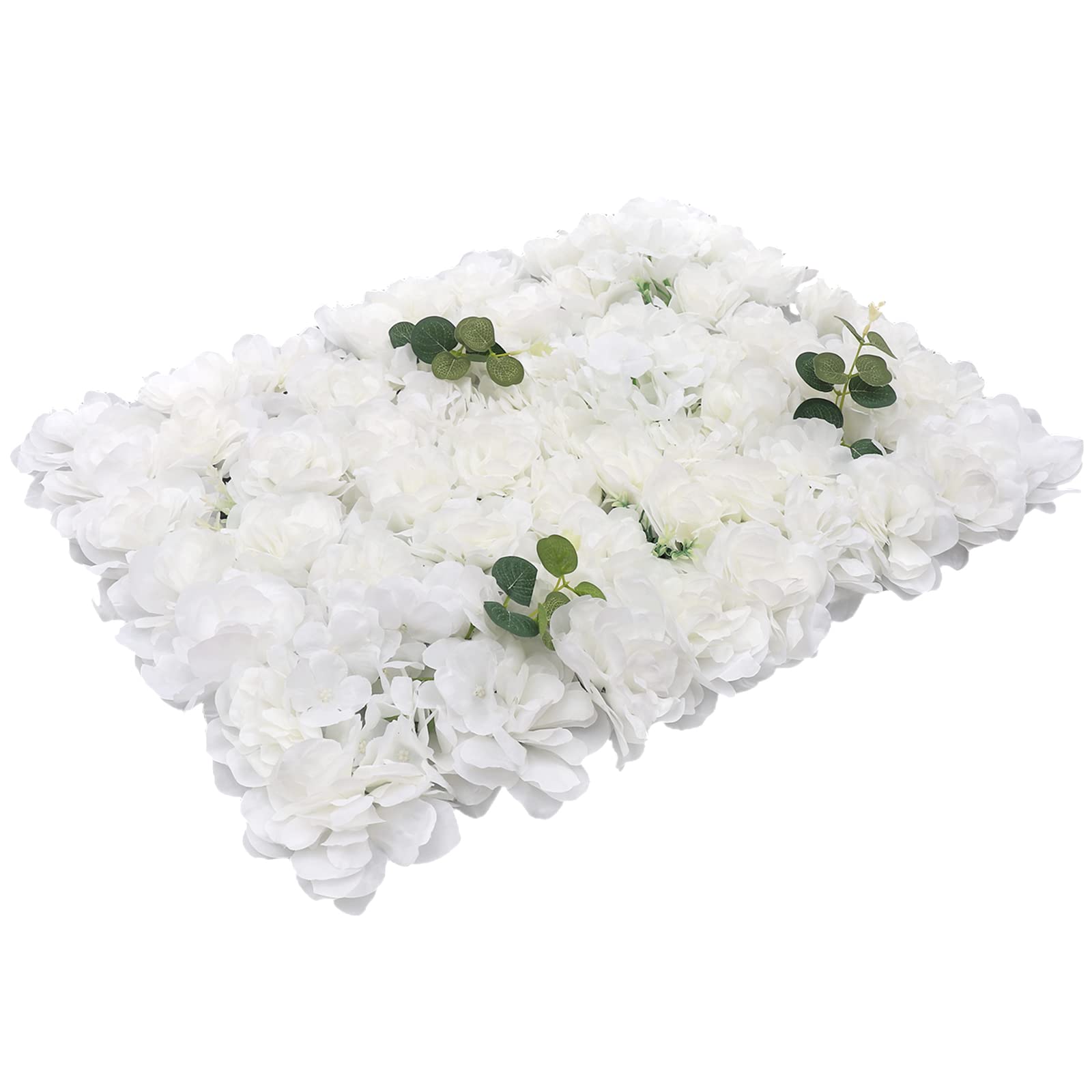 Panneau de fleurs artificielles blanc 40x60 cm pour decoration de mariage et de fete