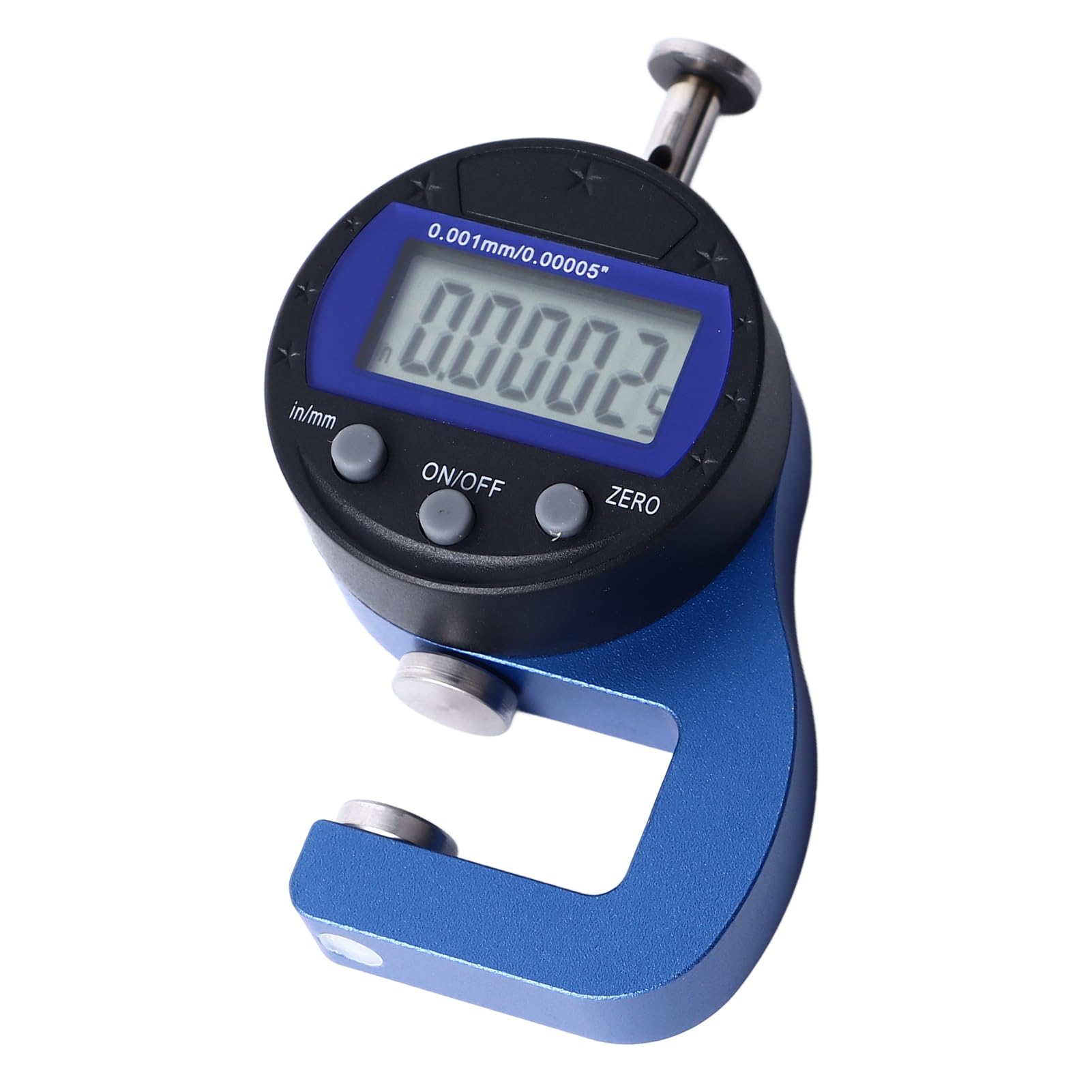 Savor Precision With Our Digital Thickness Gauge Flaunting Superior Clarity Digital Display Meter With 0001Mm Micrometer Reading or 000005In Sublime for Absolute Perfectionists