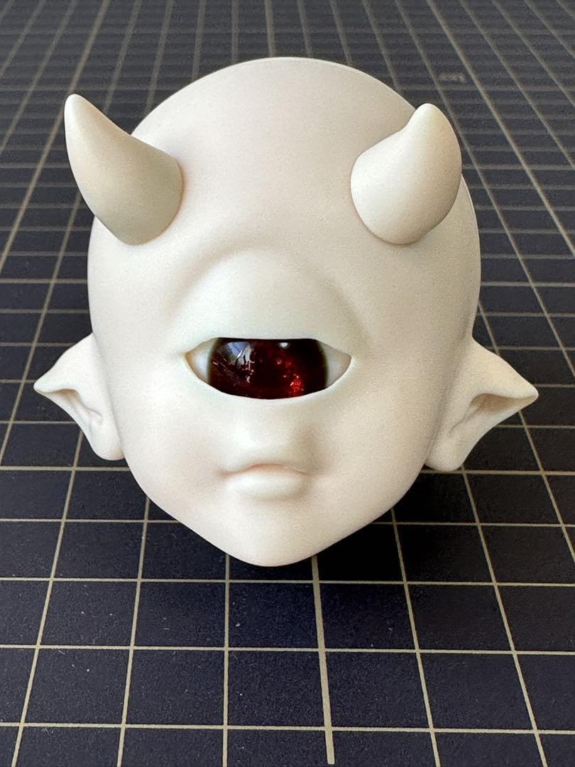 Amazon.co.jp: ドール 一つ目 ヘッド BJD エルフ耳 球体関節人形