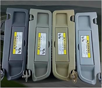Dasbecan Parasole Sinistro Per Honda Civic 2006-2008 - Ricambio Originale 83280-SNA-A01ZA, Colore Grigio Atlas - 3