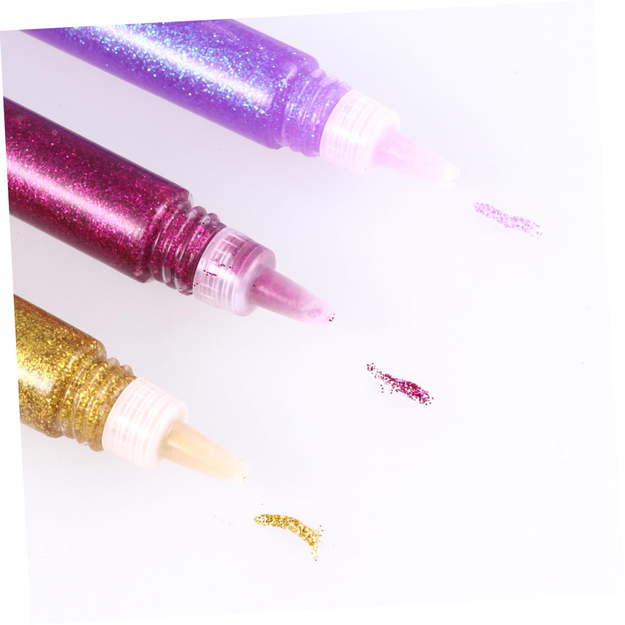 DOITOOL 5 Satz Glitzerklebestifte mit Glitter Gel für Basteln und Handarbeiten Zufällige Farbe