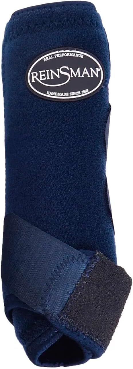 Reinsman Apex Sport Horse Boots - 2-Pack | Breathable Ventilated Contoured Protective Equine Front Leg Wraps | Sling Support System, Reinforced Heel Strap & Hook-and-Loop Fastening