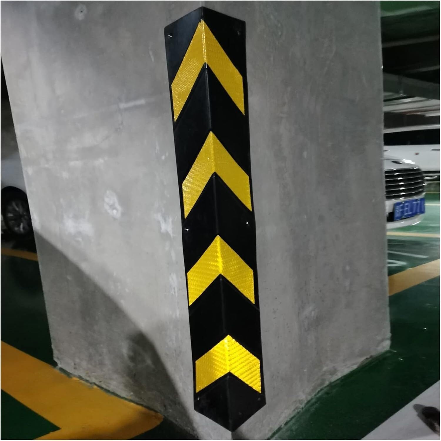 Accessories Rubber Corner Guards Wall Corner Guard for Parking Garages Rubber Warehouse Corner Guards 1cm Thick(1pcs-100cm)