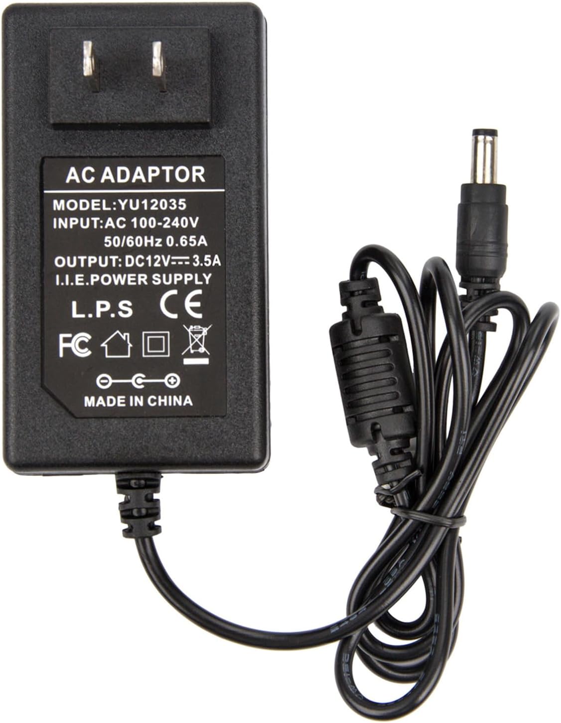 COOLM 12V 3.5A Power Supply Adapter 3.5Amp 42W 3500mA for Netgear Nighthawk Router R6700 R7000 WiFi System AC3000 AC2200 RBK53 RBK43 RBK20, Wireless-AC Wireless-N Access Points Power Cord