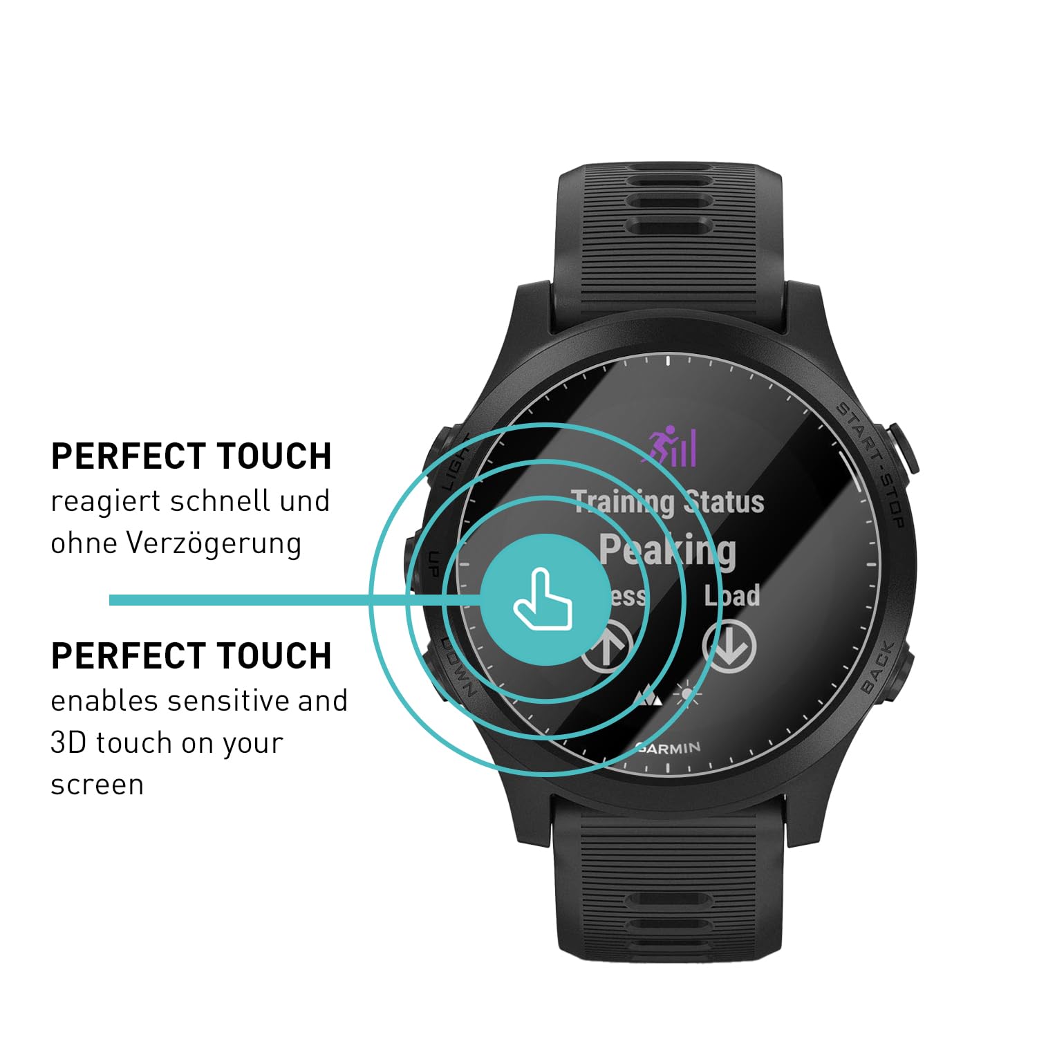 Verre Trempé Pour Garmin Epix Pro 51mm - Pack 3, Dureté 9H, Protection écran - 2