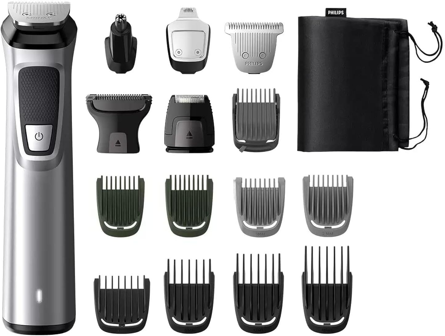 Multigroom Series 7000 16-in-1 Face, Hair & Body Trimmer, MG7736/13, Silver