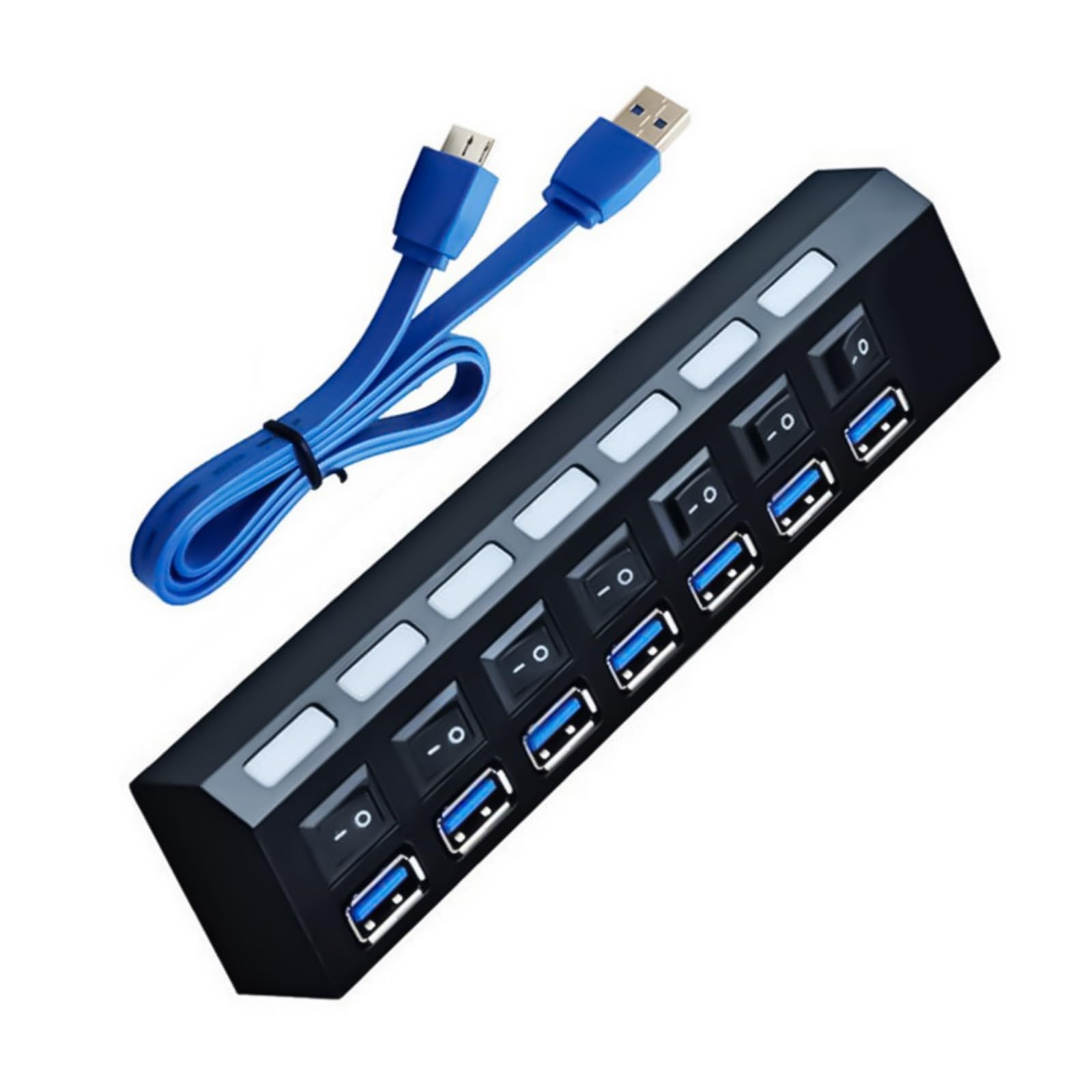 Amazon | USB3.0 2.0 ハブ 7 ポート USB ハブ スプリッター (個別