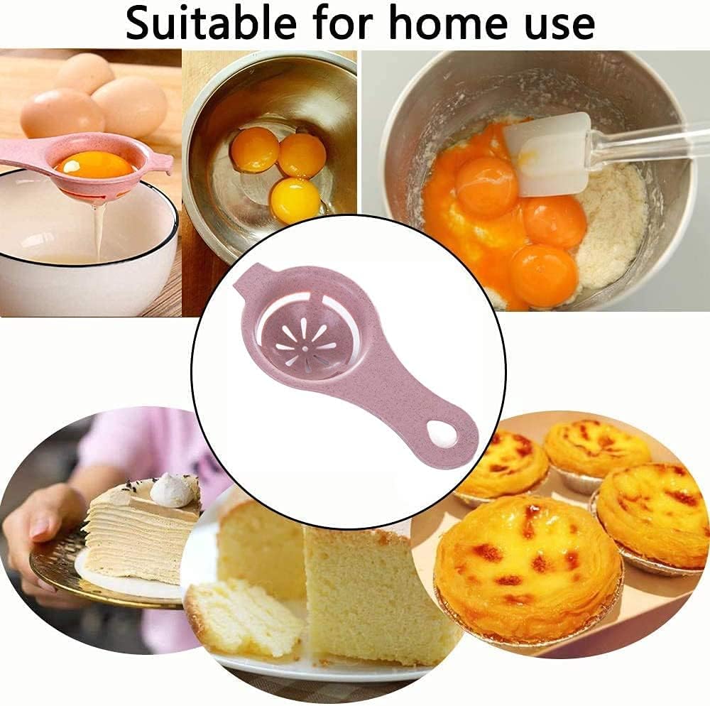 Egg Yolk White Separator 3PCS Egg Separator Egg Yolk Separator Food Grade Egg White Filter Egg Separator Tool Kitchen Baking Gadget
