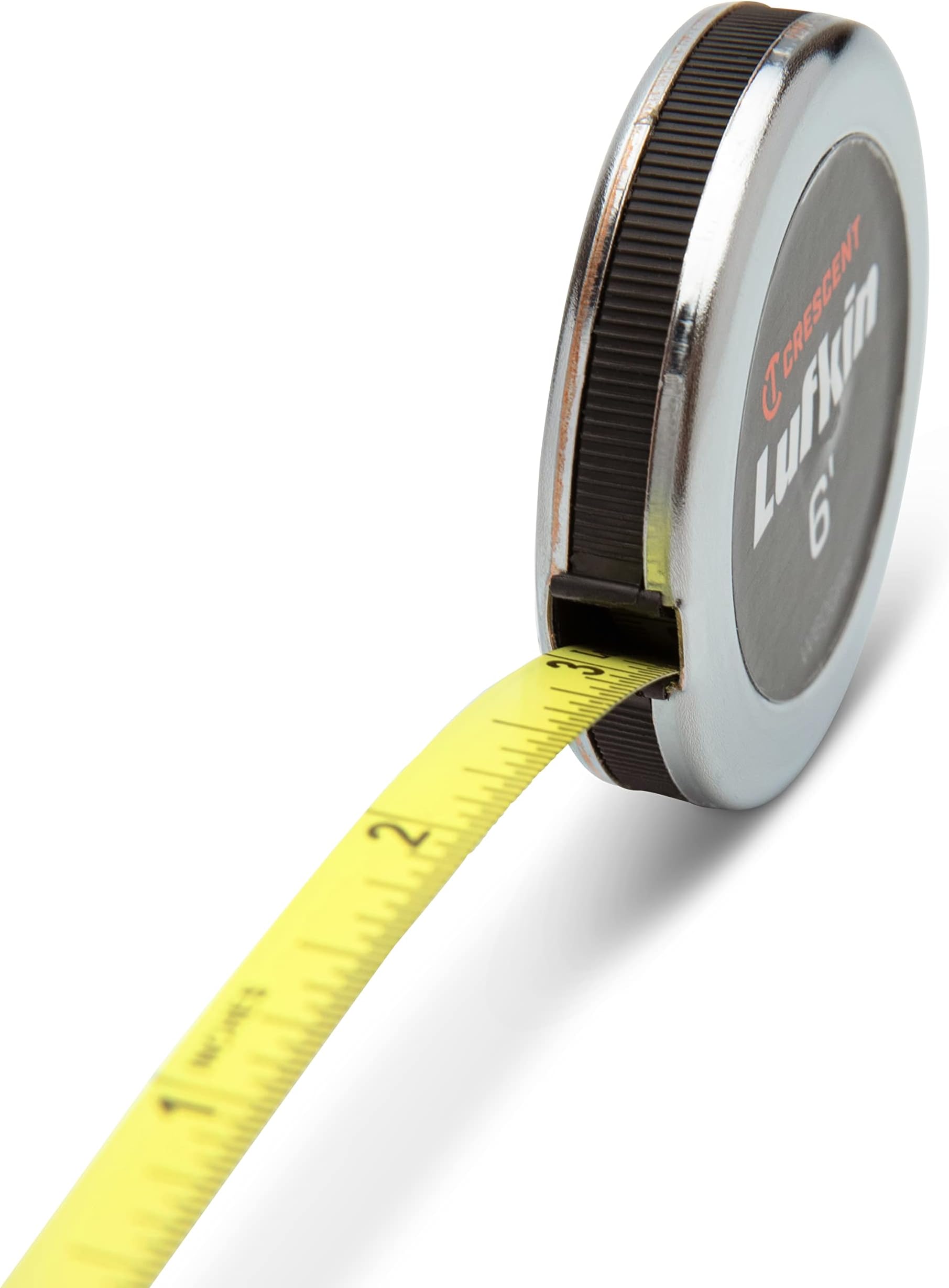 Crescent Lufkin 1/4" x 6' Executive® Diameter Yellow Clad A19 Blade Pocket Tape Measure - W606PD