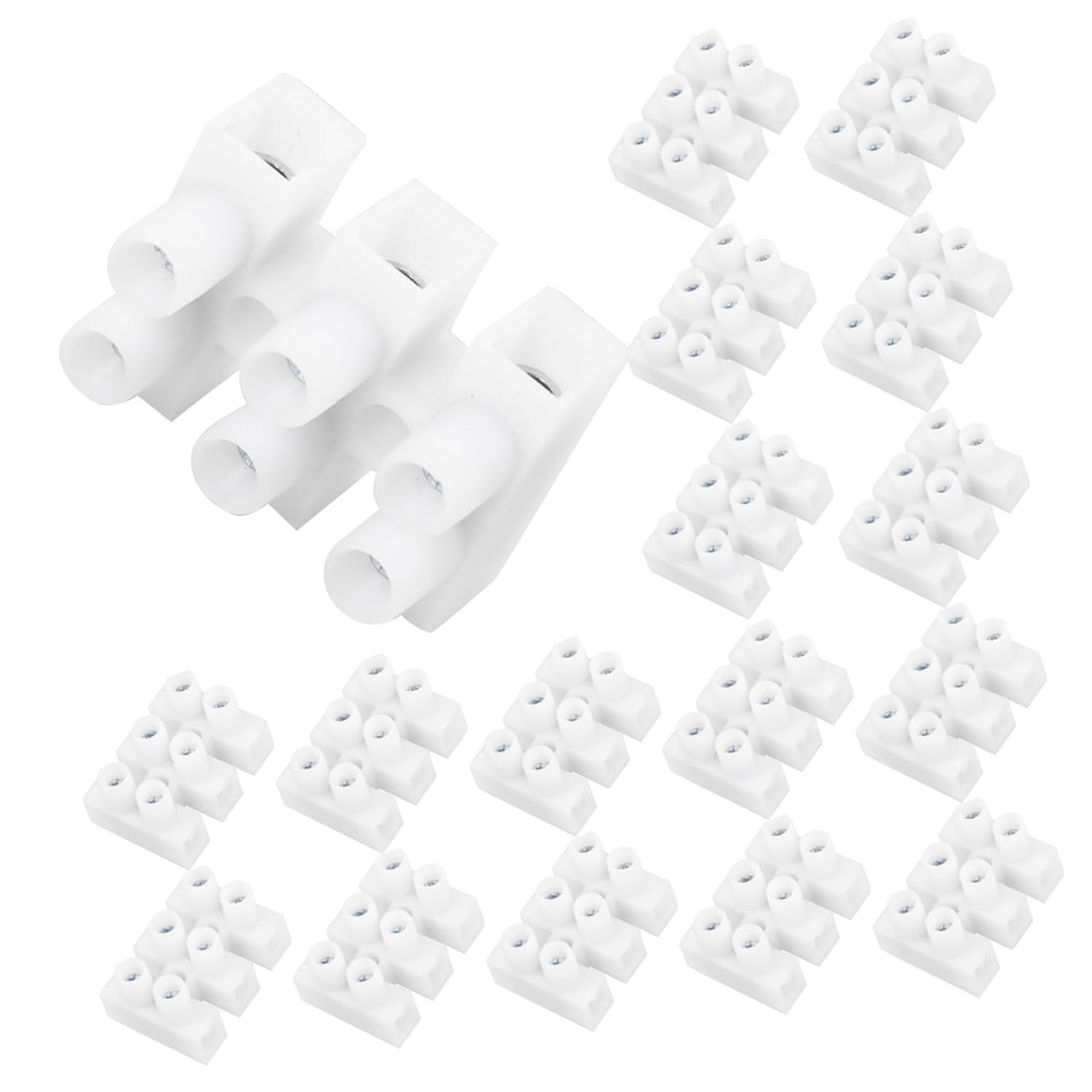 100pcs Quick Terminal Speakers Screw Terminal Block Wire Quick