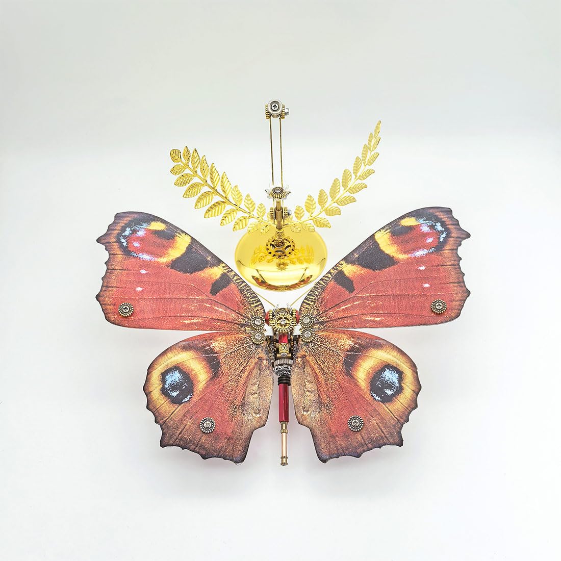 Kit puzzle 3D in metallo a forma di farfalla, montaggio fai da te SteamPunk meccanico insetto, regalo per gli appassionati di modelli di insetti (100+PCS)