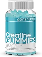 Creatine Gummies for Men & Women - 60 Chewable Gummies (1 Months Supply) - 3000mg Creatine Monohydrate Per Serving -...