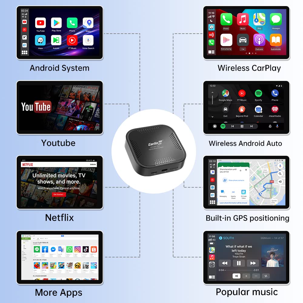 Buy CarlinKit Wireless CarPlay AI Box Dongle It's a Multimedia Box from