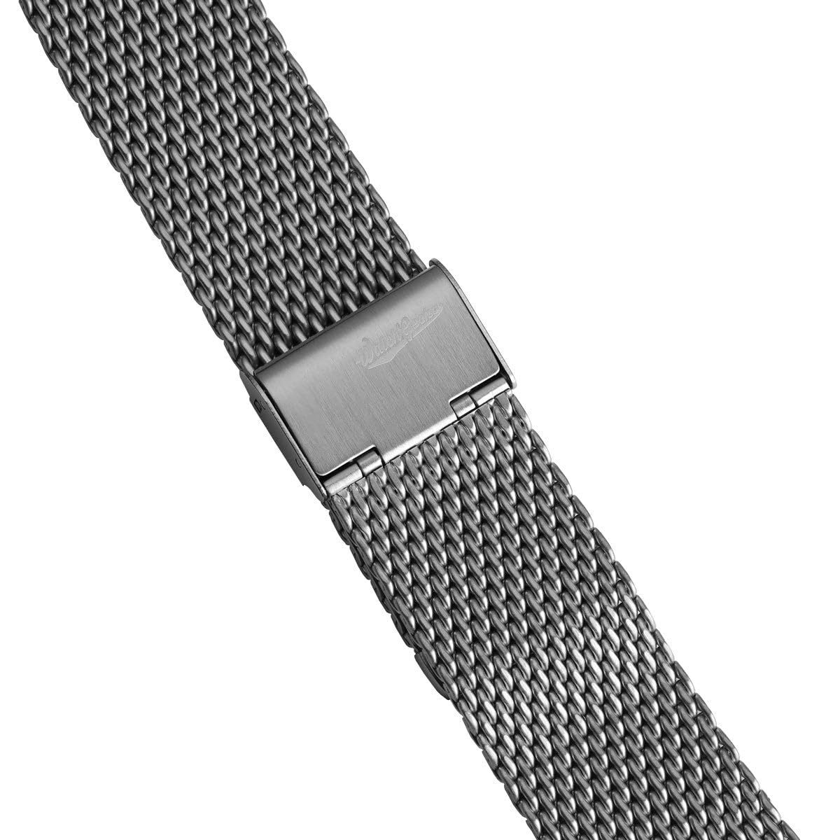 WatchGecko Classic Mesh Watch Strap, Polished or Satin Brushed Finish, 18-22mm. Men's Replacement Stainless Steel Band. Quick Release Spring Bars for Easy Changes (Satin, 20mm)