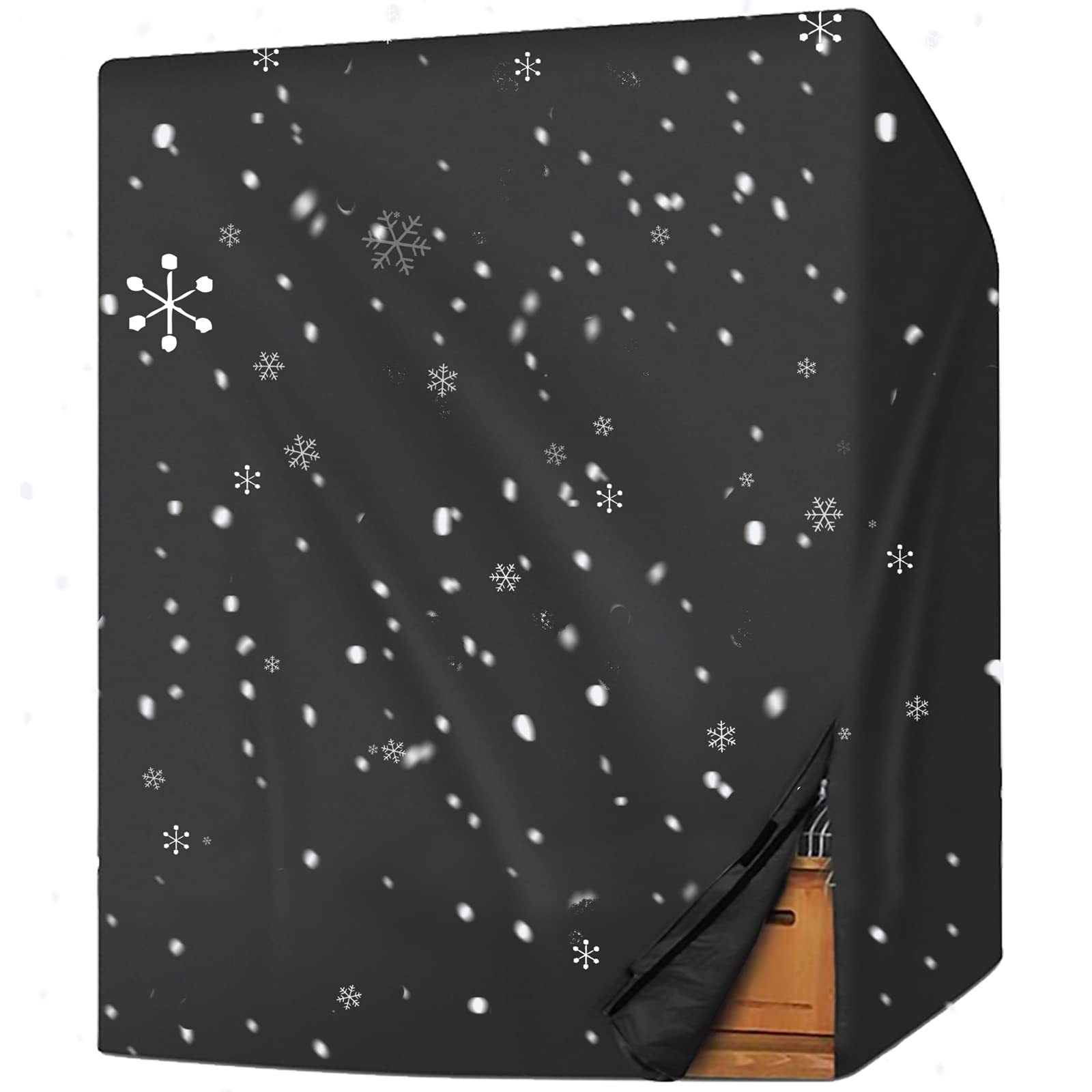 Strandkorb Schutzhülle 420D Oxford - Winterfeste Abdeckung Mit Reißverschlüssen