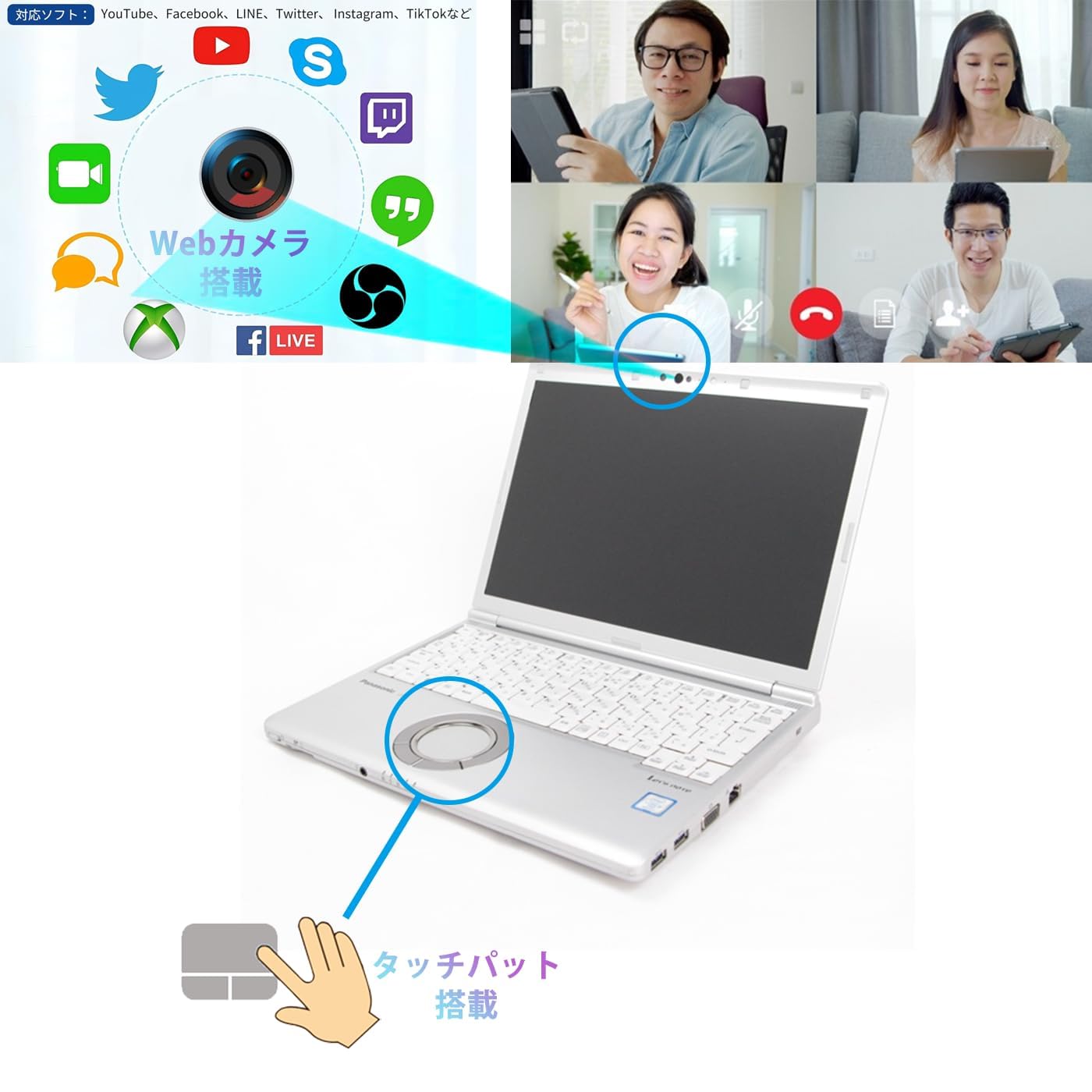 Amazon.co.jp: 【整備済み品】 パナソニック ノートPC Panasonic