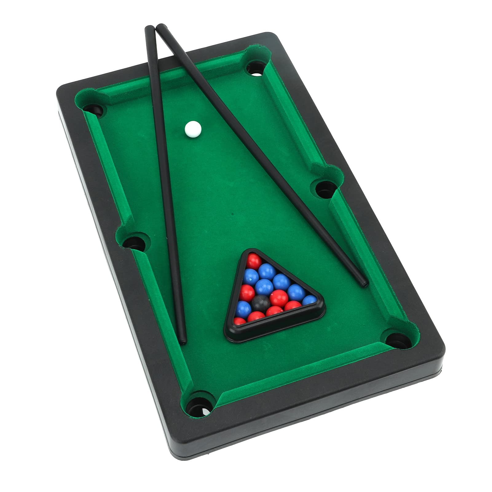 Tavolo da Biliardo in Miniatura, Simulazione Compatta Divertimento Robusto Gioco di Biliardo in Miniatura Decorativo Interattivo per Ufficio