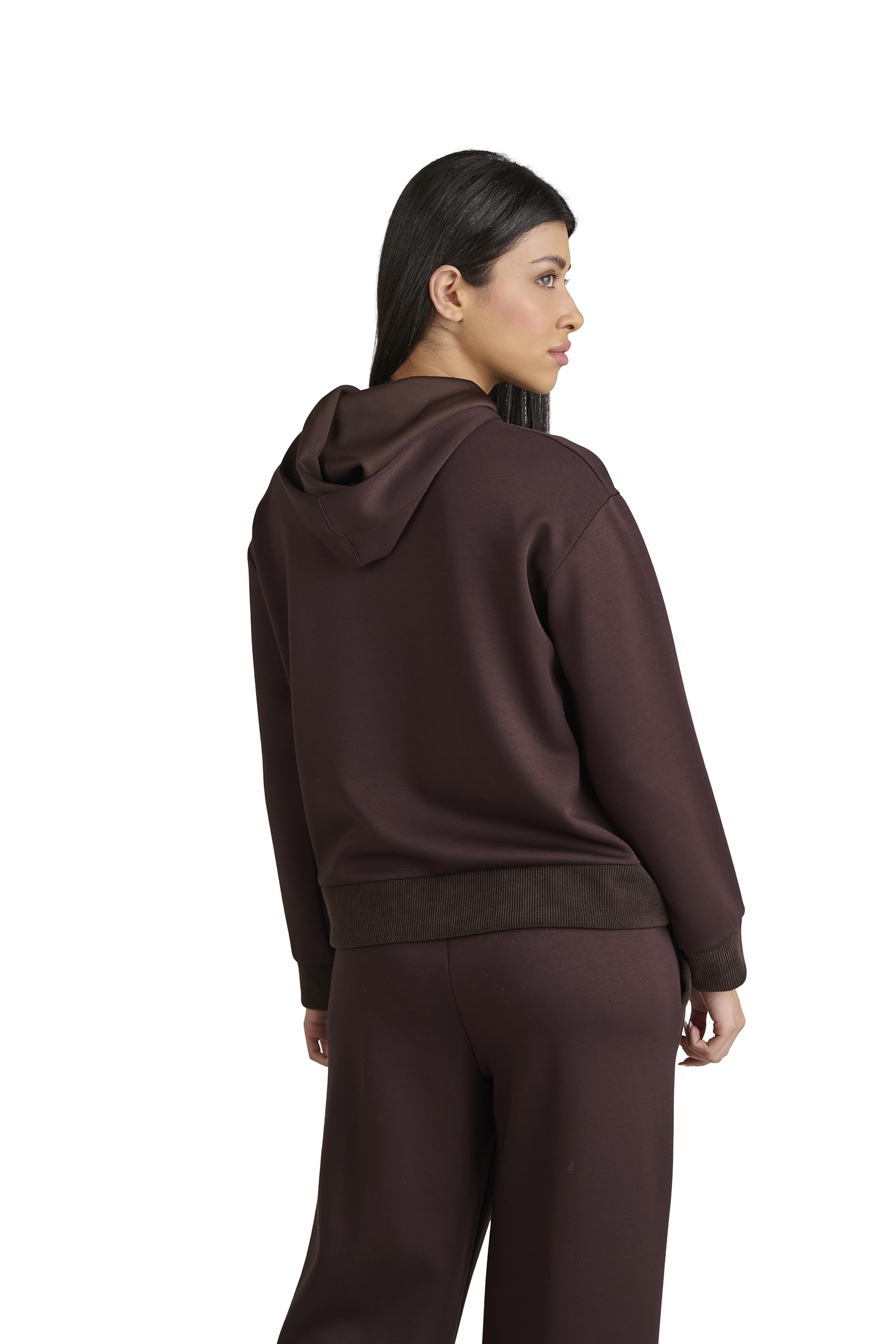 Tuta Donna Sportswear Completa, Set Felpa con Cappuccio e Pantaloni, Tuta Casual Chic, Completo Donna Comodo per Tempo Libero e Viaggio