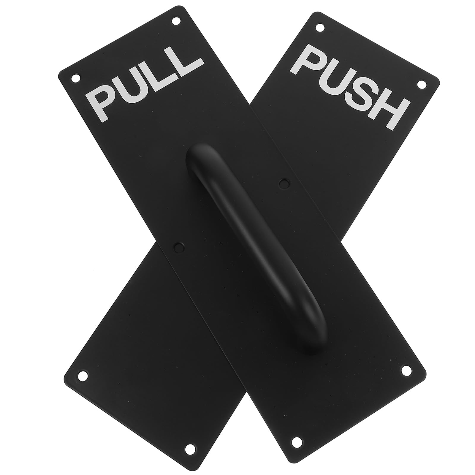 Poignée de porte push-pull en acier inoxydable robuste avec finition élégante pour armoire x2