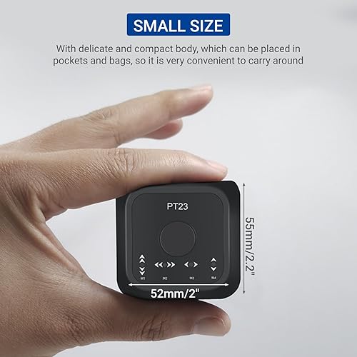 Miniatura 4 de Page Turner - Pedal giratorio de página de música recargable, Bluetooth, compatible con iOS, Android, sistema (negro)