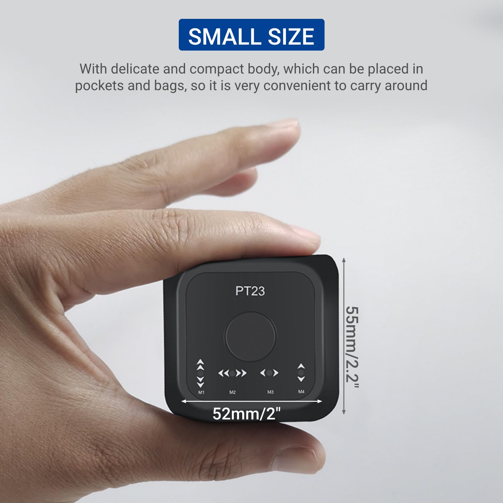 Girapagina Bluetooth Wireless Per Musicisti - Pedale Ricaricabile Per Tablet E Smartphone, Ideale Per Spartiti E Esecuzioni Live - Foto 4