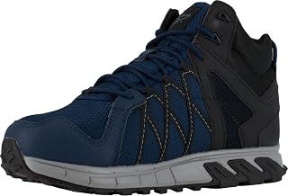 Men's Trailgrip Work Safety Toe Athletic Mid-Cut with Cushguard Internal Met Guard Industrial & Construction Boot