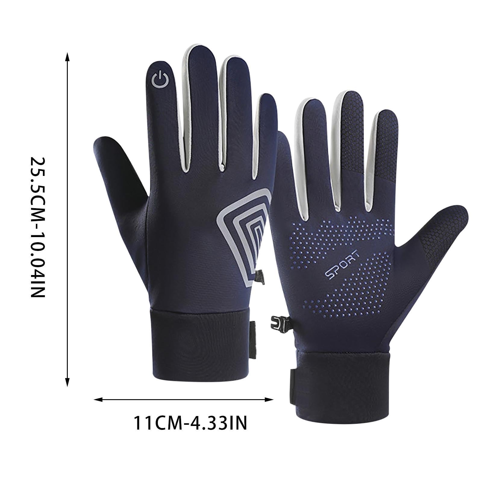 Generisch Thermohandschuhe für Damen und Herren, Winter-Fahrradhandschuhe Mit Rutschfester Touchscreen-Funktion, Warme Handschuhe zum Wandern, Klettern, Reiten, Radfahren und für andere Outdoor