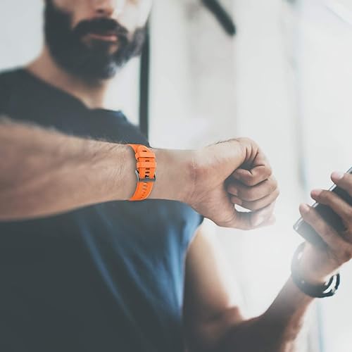 Miniatura 6 de Correa de reloj de silicona suave compatible con Fenix 5X6X7X, PlusPro, 3HR, Tactix, Descent MK1, D2 Delta PXCharlie