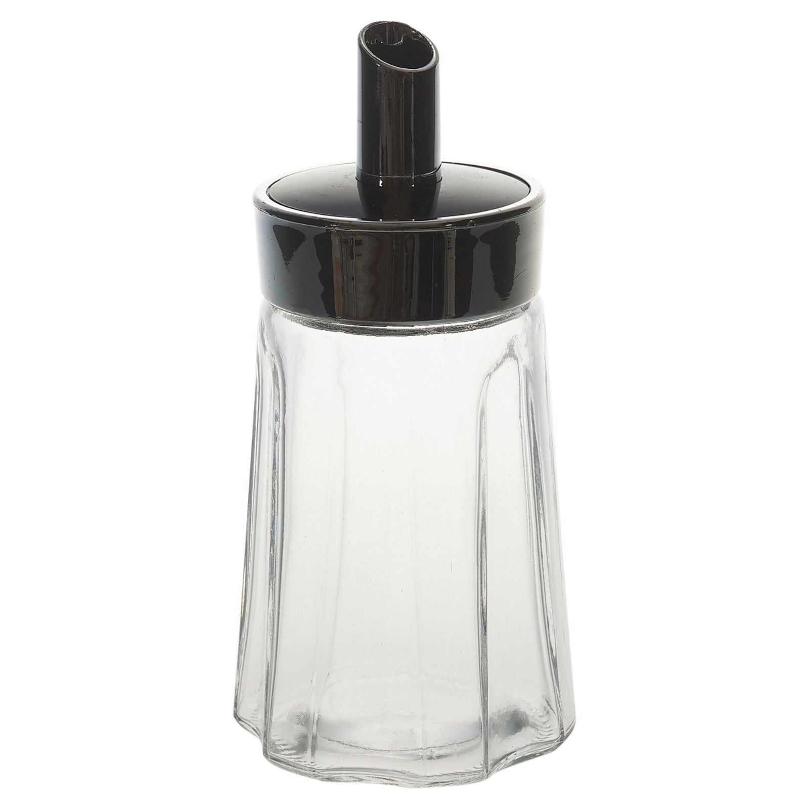 URBN-CHEF 175ml Glass Sugar Dispenser Plastic Spout for Home & Cafe Use