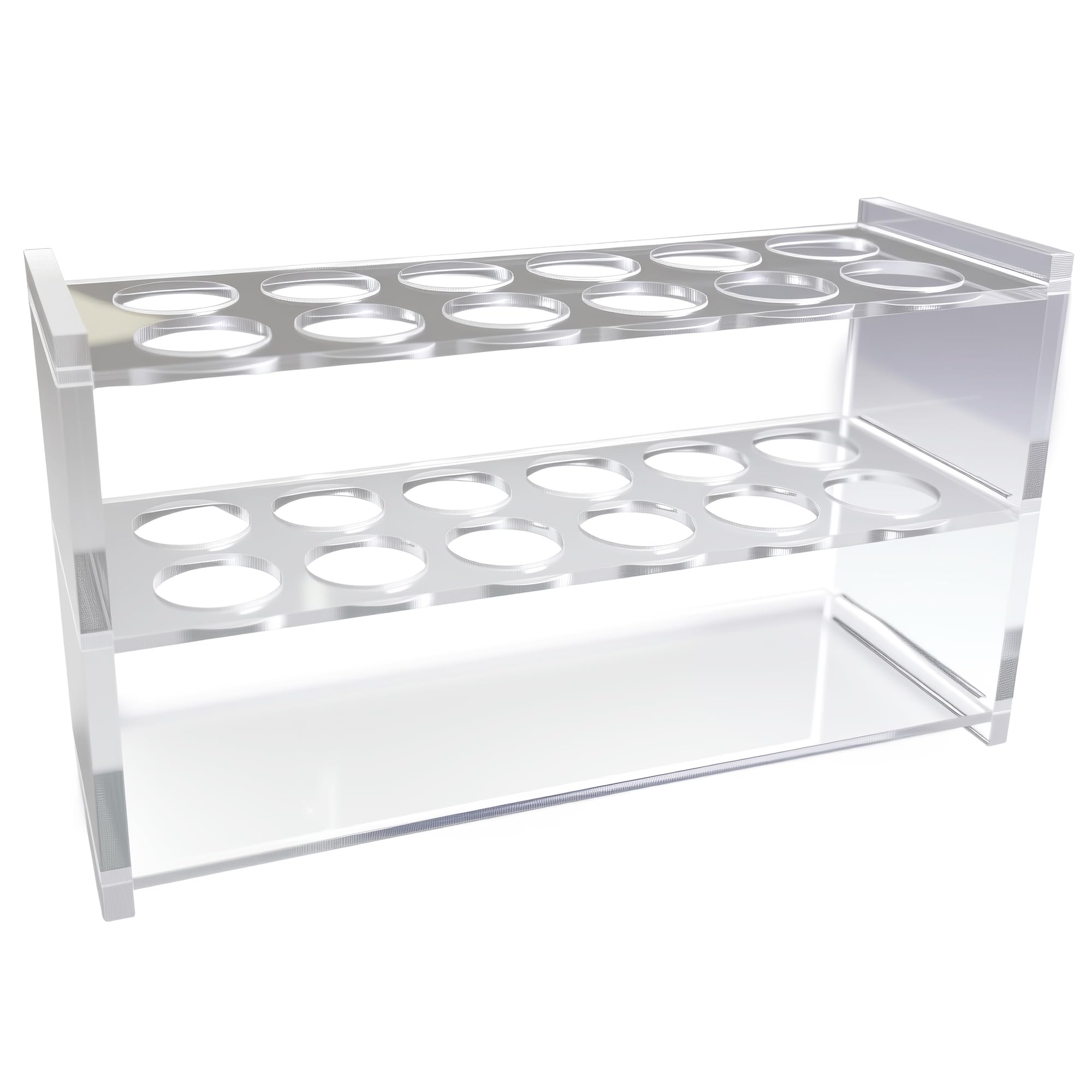 Snapklik.com : Two Layers 12 Sockets Plastic Test Tubes Rack Testing ...
