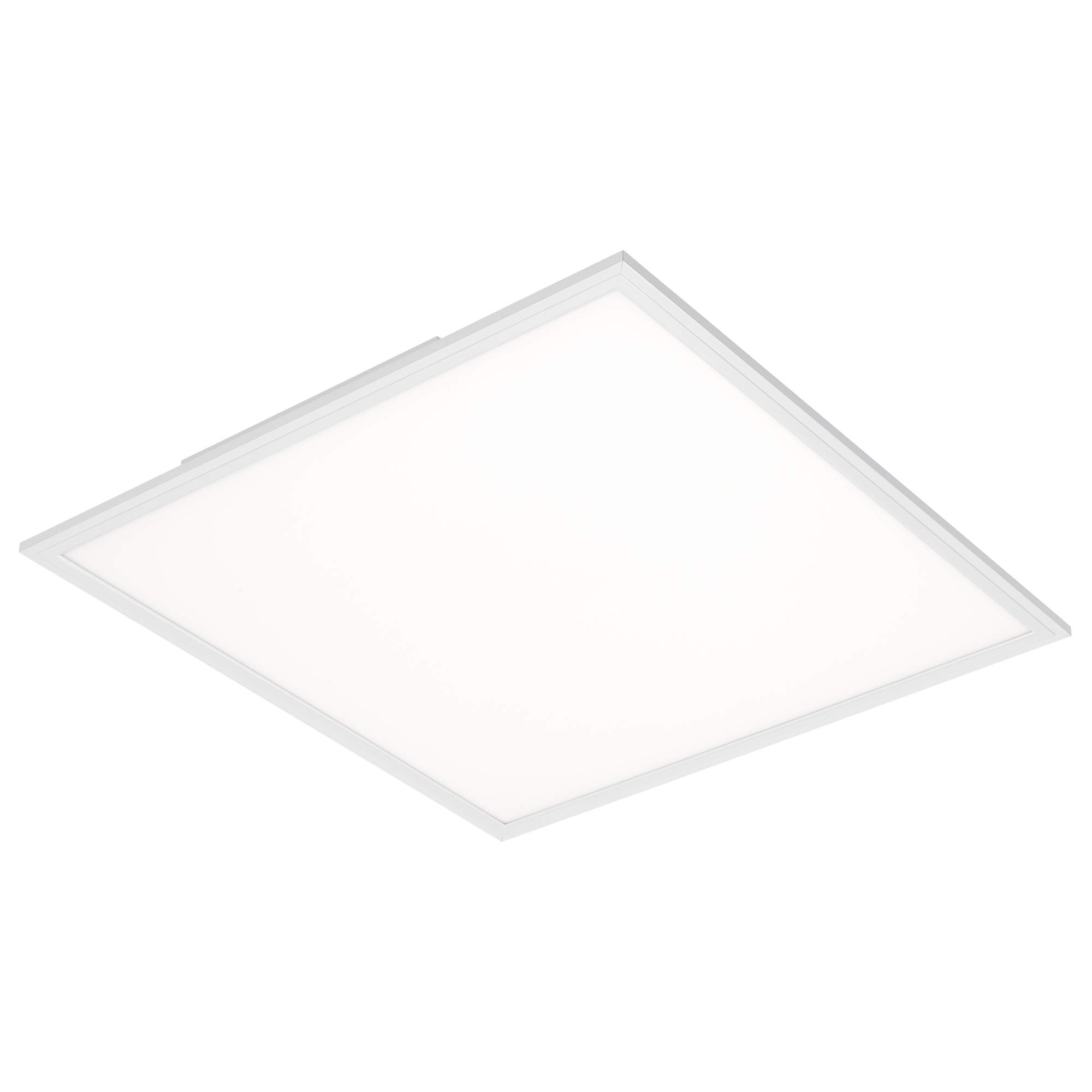 Briloner Leuchten 7192-016 - LED Ceiling lamp Panel, LED, Living Room, Ceiling Light, Spotlight, 38W, Square, White 59.5 cm