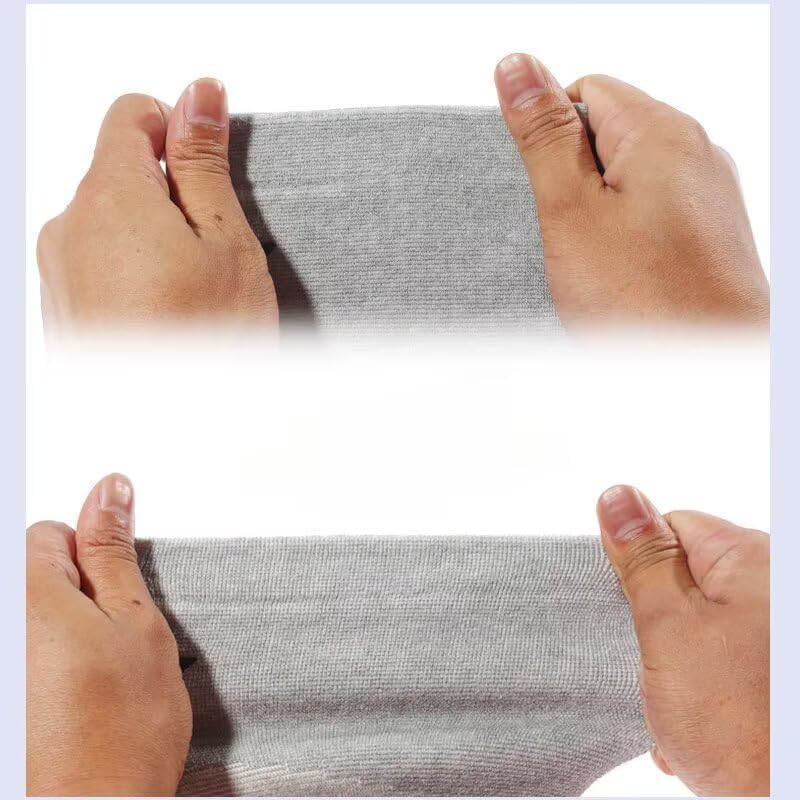 one Compress Bamboo Foot Sleeves - Premium Anti-Fatigue Bamboo Footsleeves (Gray, Large(Shoe Size 41-44))