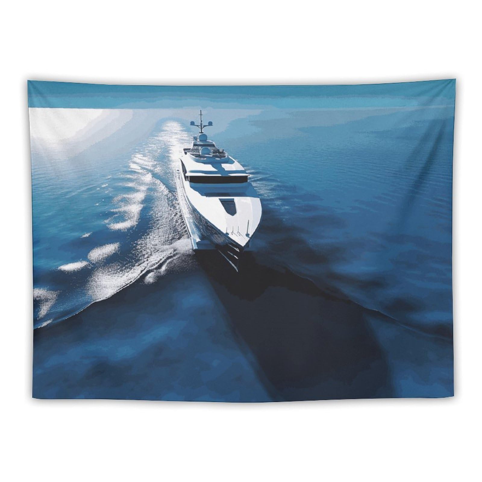 LDGSUPH Yacht Tapestry Wall Hanging Decor Anti-fading Aesthetic Wall Tapestries Fashion Wall Blanket Decor Modern Wall Art Tapestry for Bedroom Home Decor 30"x40"