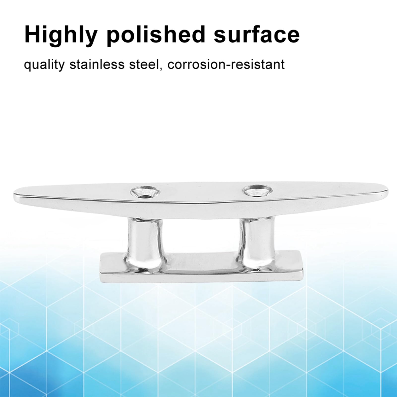 Akozon Bitta per Barca, 4 Pezzi 100mm/3.9in in Acciaio Inox Bitta per Barca Bitta per Ormeggio per Pontile per Ormeggio per Barca Accessorio