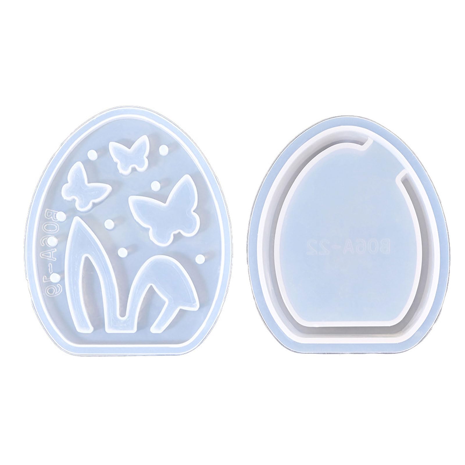 Xinsheinelry Eggs Shape Silicone Molds for Epoxy Resin Tealight Holder Gypsum Decoration Silicones Candlestick Molds for Stand Easter Silicone
