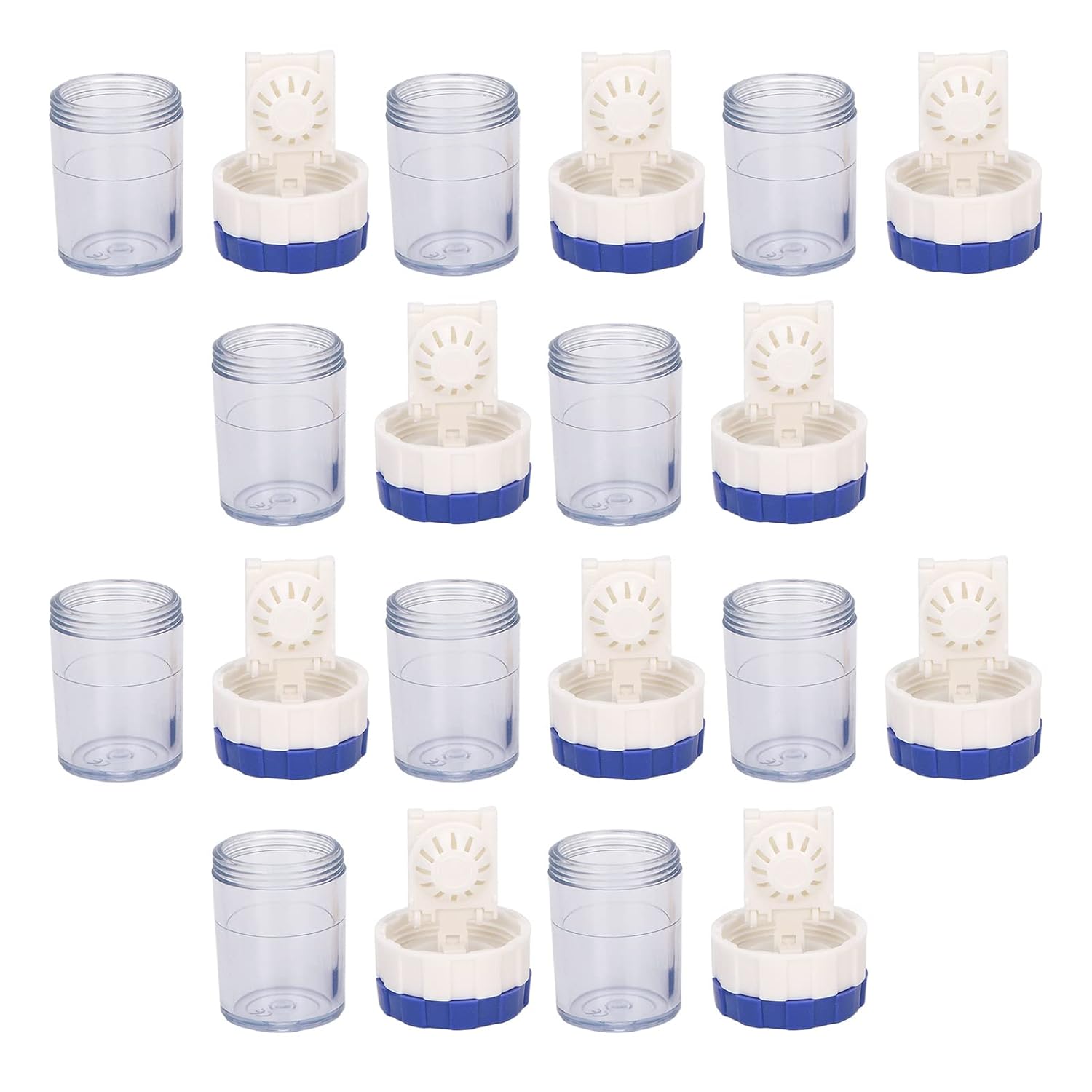 Contact Lens Cleaning Case, ABS Ergonomic Contact Lens Cleaner 10pcs