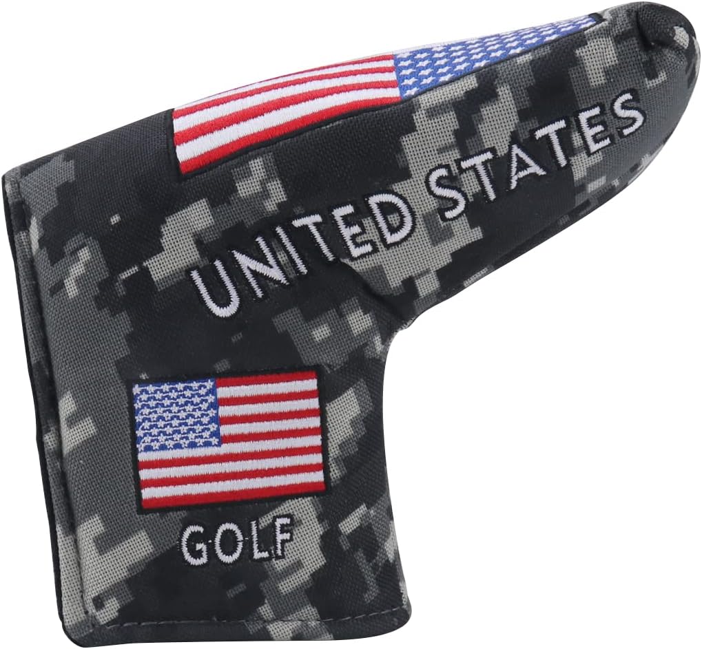 HISTAR USA Golf Green Camouflage Blade Putter Head Cover for Taylormade Odyssey
